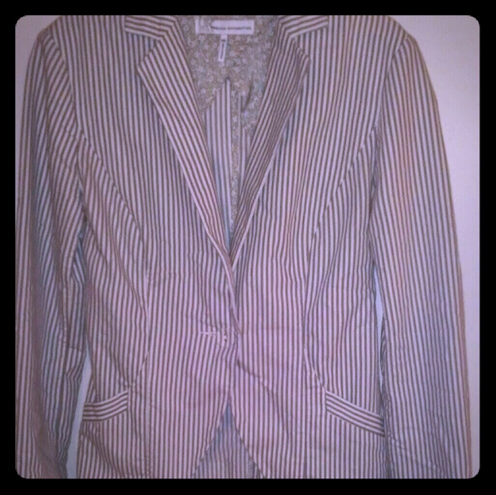 French Connection Striped Blazer